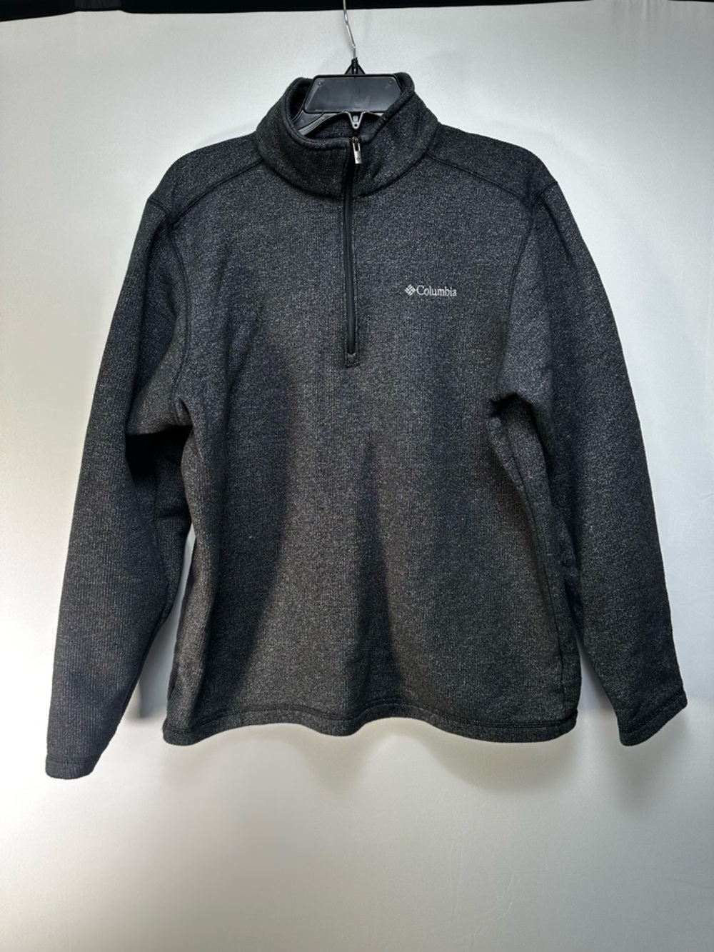 Columbia Men's Charcoal Half-Zip Fleece Jacket